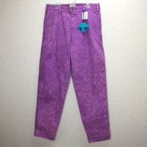 Dockers Acid Wash Purple Pleated Men's Pants 30x29